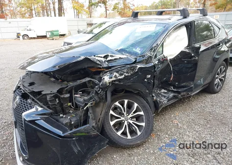 2015 Lexus Nx 200T F Sport из США, поврежденный, VIN JTJBARBZ2F2030987